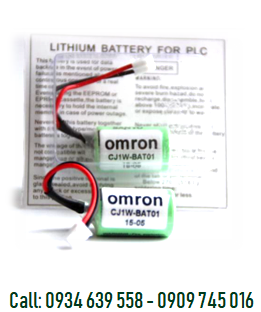 Pin OMRON CJ1W-BAT01 lithium 3V nuôi nguồn Omron PLC chính hãng